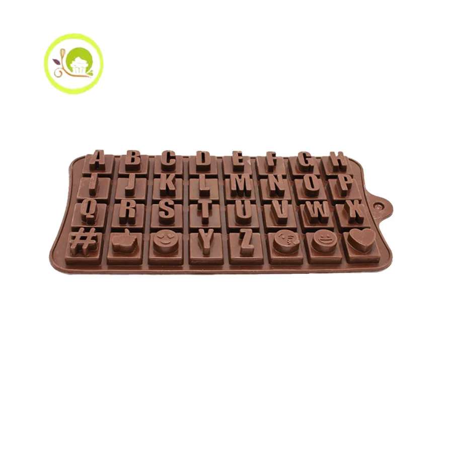 قالب شکلات سیلیکون حروف انگلیسی
